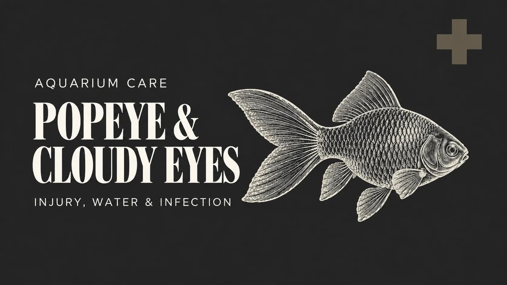 魚突眼與眼睛白濁 眼部外傷水質和感染的判讀